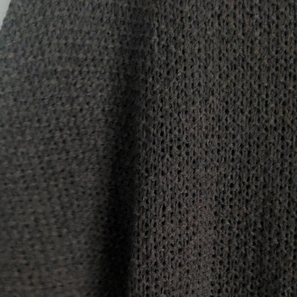 EUC✨ WISHLIST green open-knit oversized M/L v-neck sweater - Picture 13 of 16